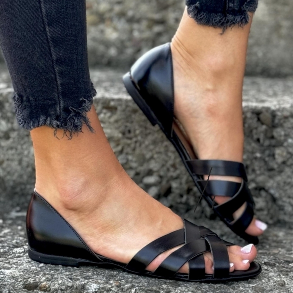 Madewell the Donovan strappy leather Sandal size 6